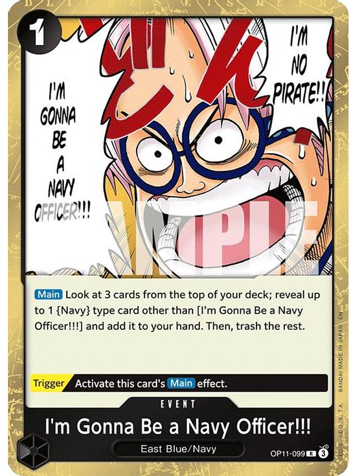 OP11-099 R I'm Gonna Be a Navy Officer!!! 1