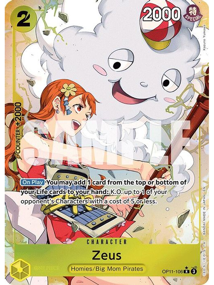 OP11-106 (Alternate Art) Zeus 1