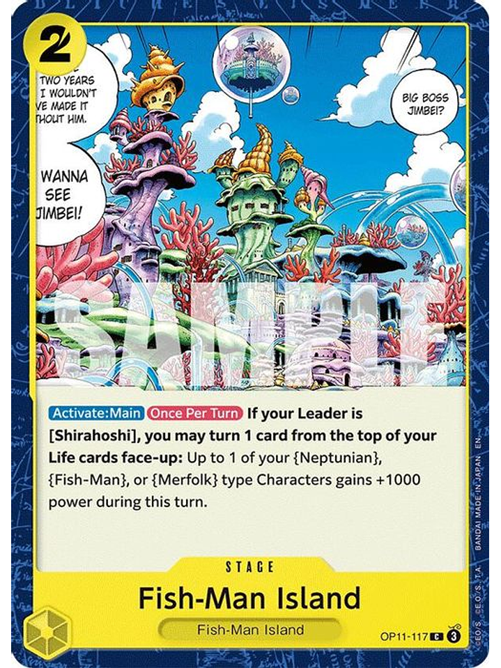 OP11-117 C Fish-Man Island 1