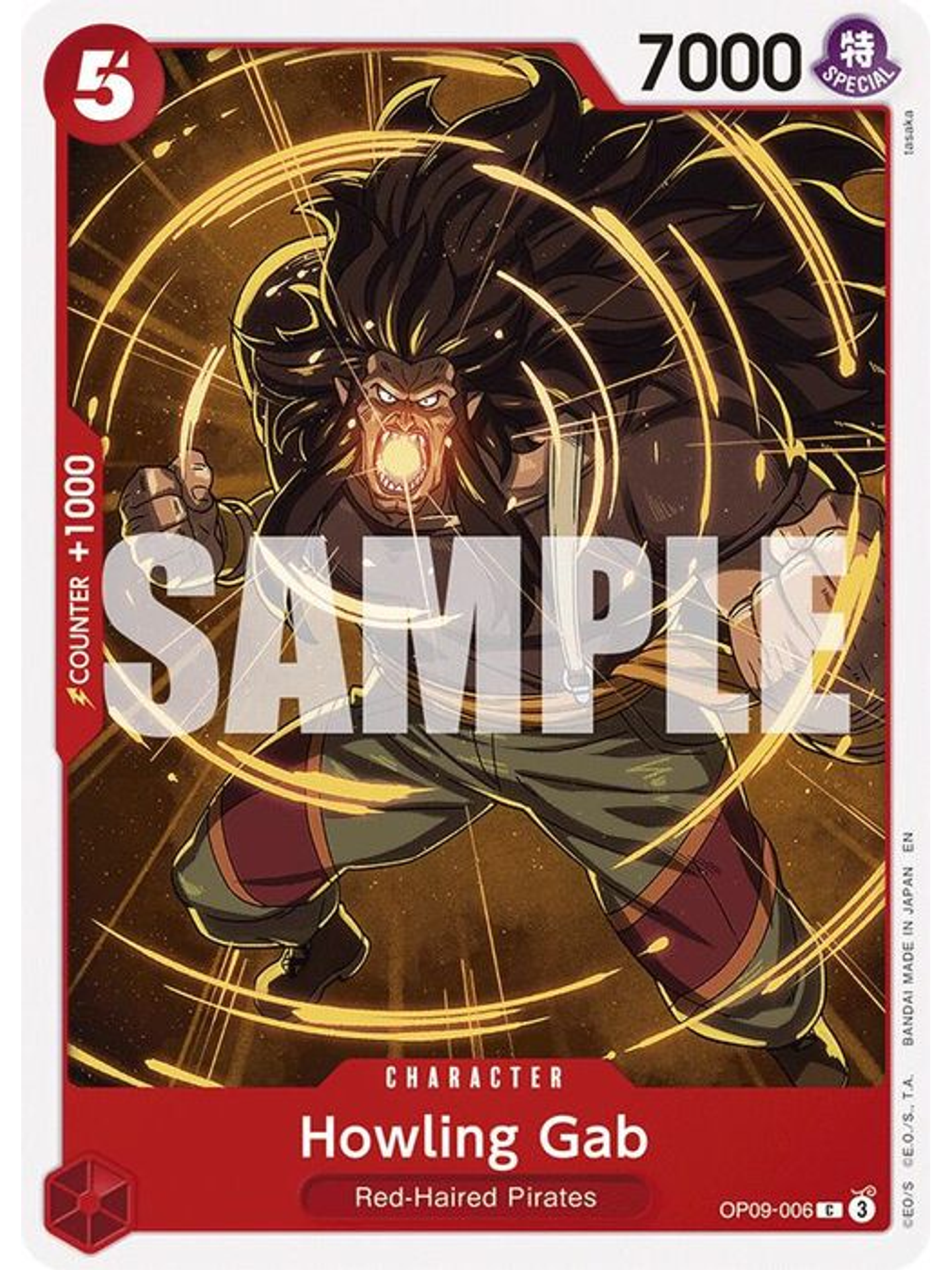 OP09-006 C Howling Gab (Reprint) (ST23) 1