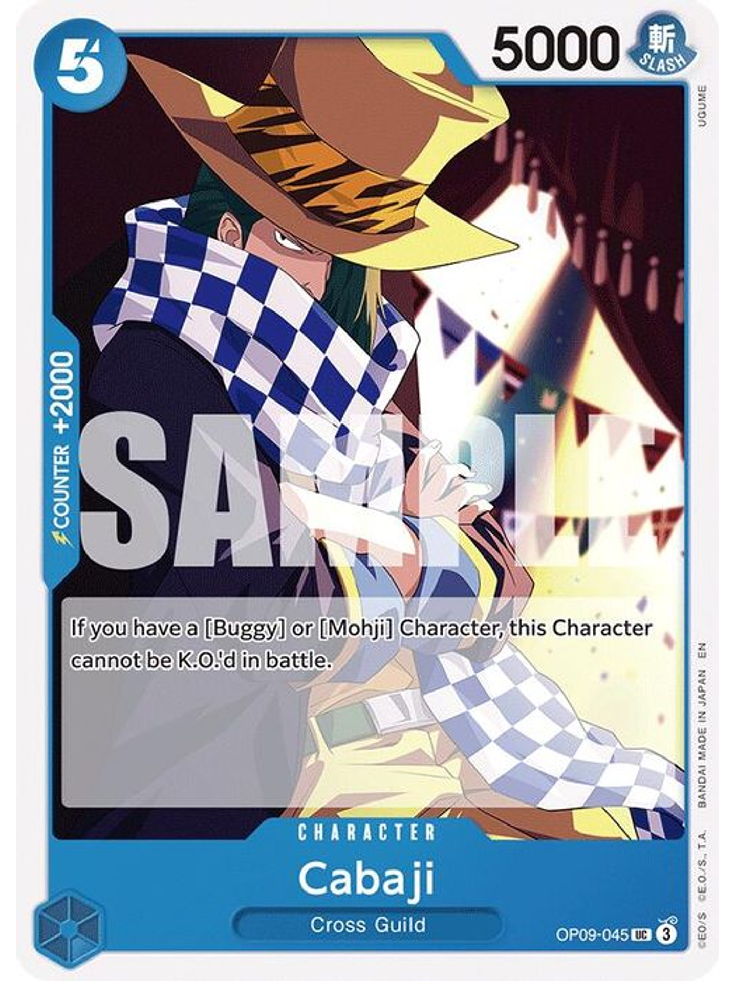 OP09-045 U Cabaji (Reprint) (ST25) 1