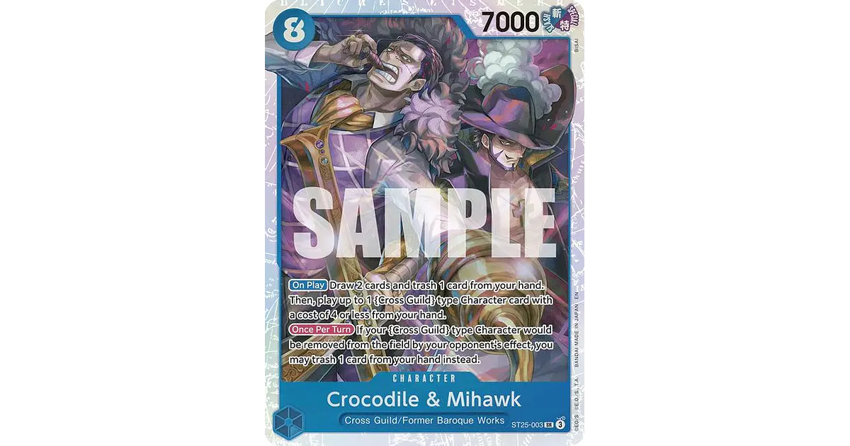 ST25-003 SR Crocodile & Mihawk