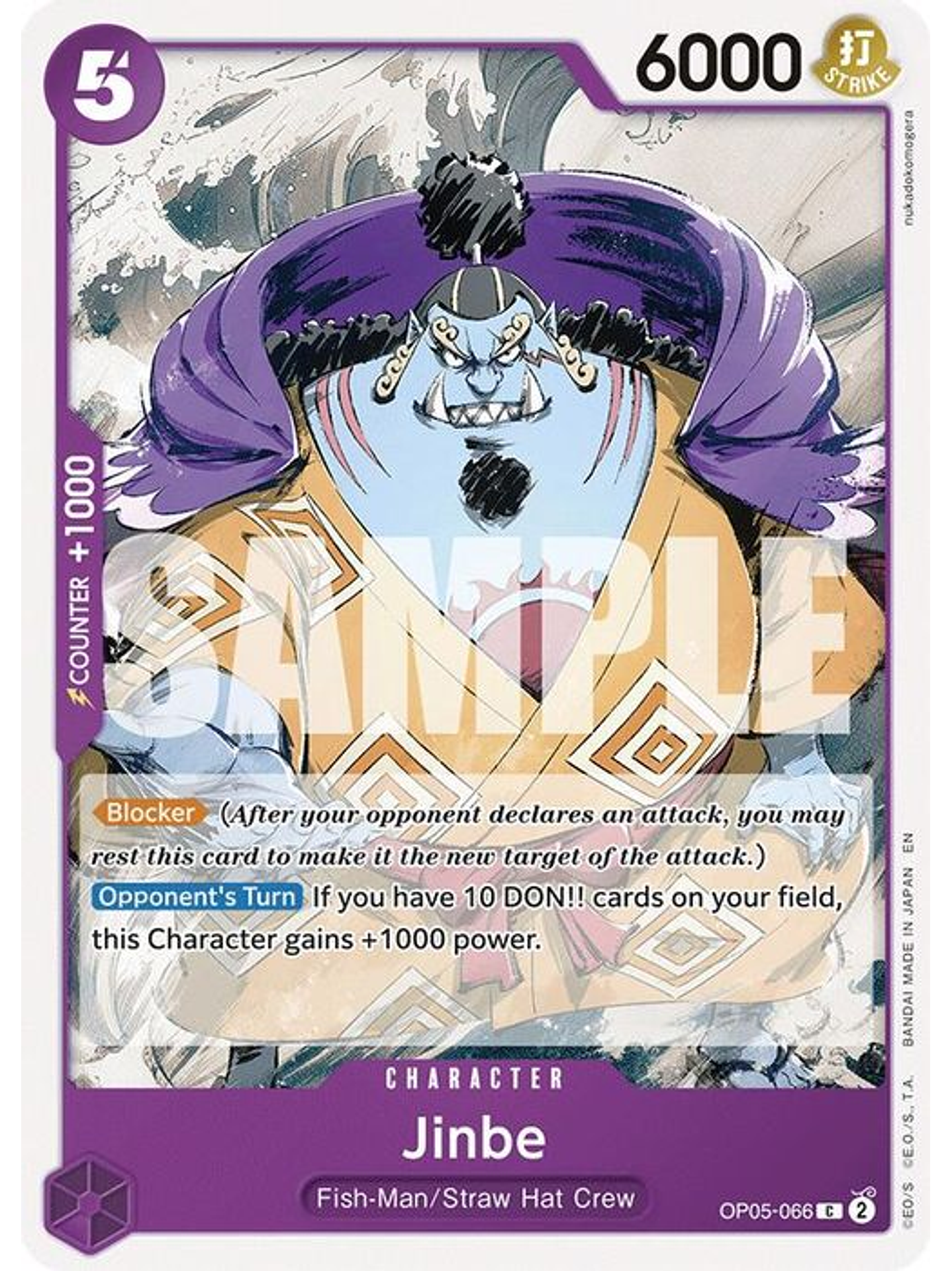 OP05-066 C Jinbe (Reprint) (ST26) 1