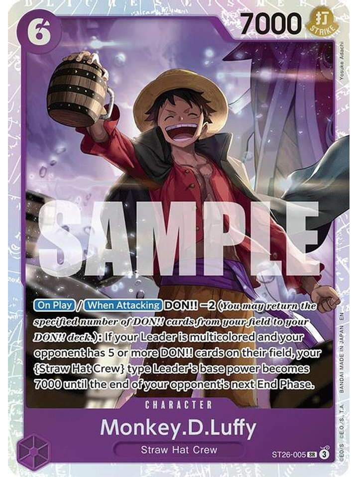 ST26-005 SR Monkey.D.Luffy 1