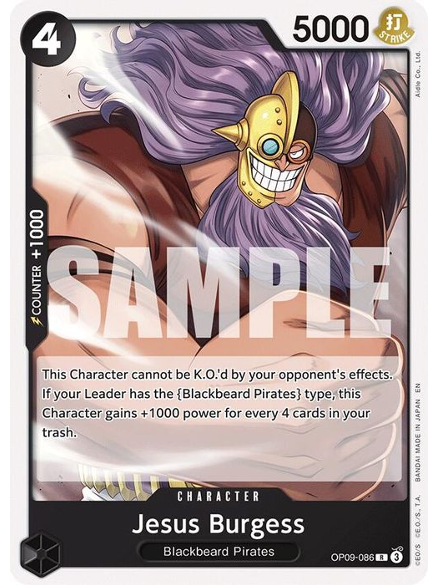 OP09-086 R Jesus Burgess (Reprint) (ST27) 1