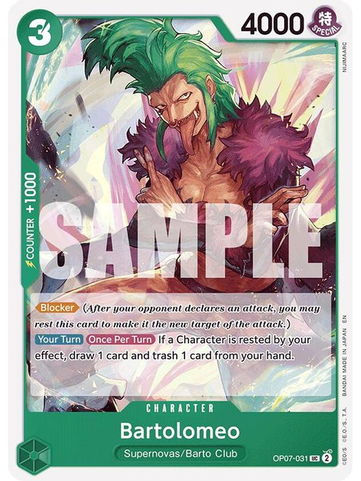 OP07-031 U Bartolomeo (Reprint) (ST24) 1