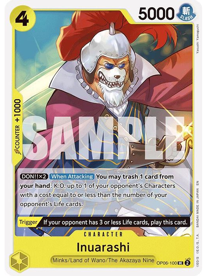 OP06-100 U Inuarashi (Reprint) (ST28) 1
