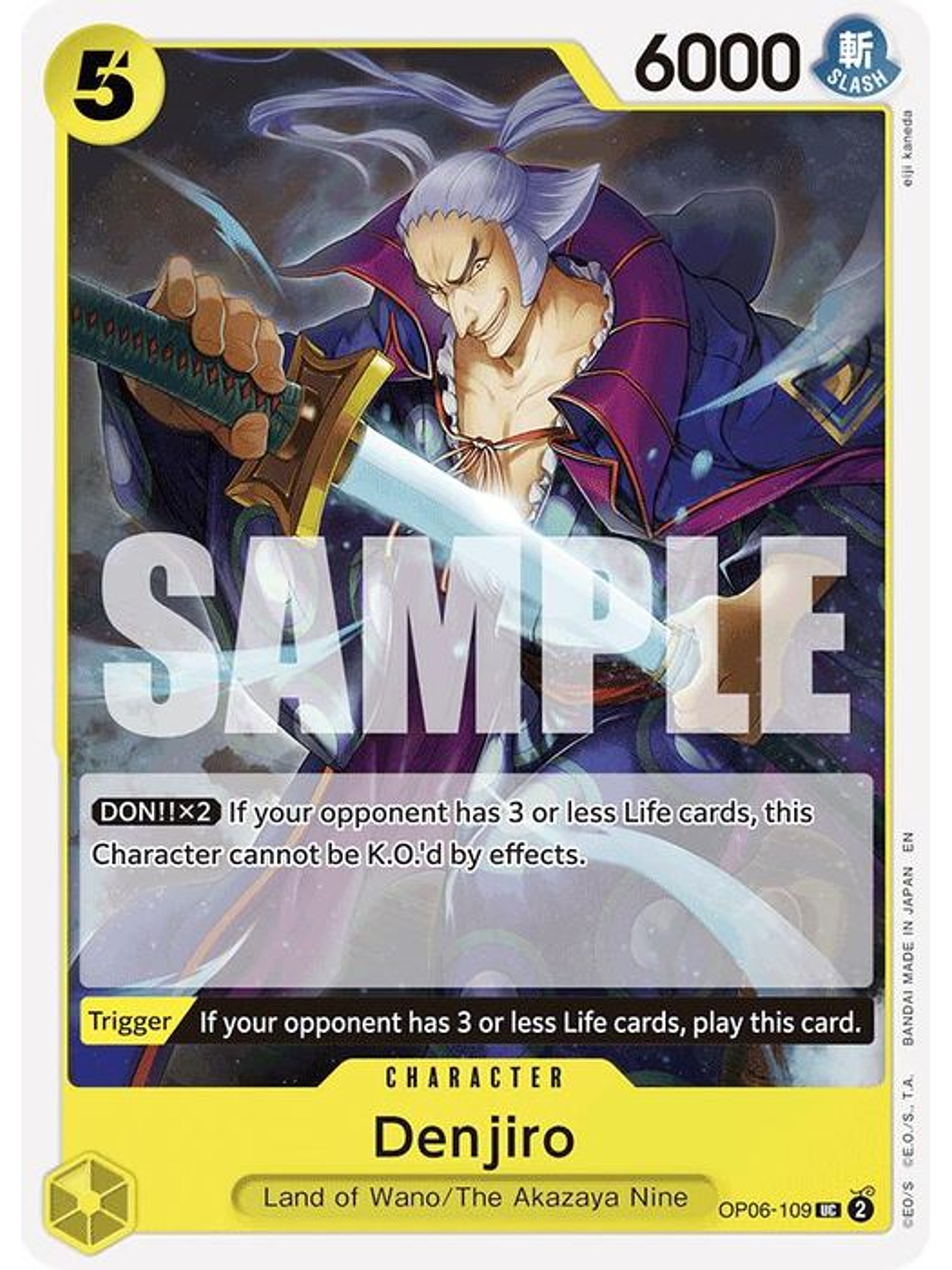 OP06-109 U Denjiro (Reprint) (ST28) 1