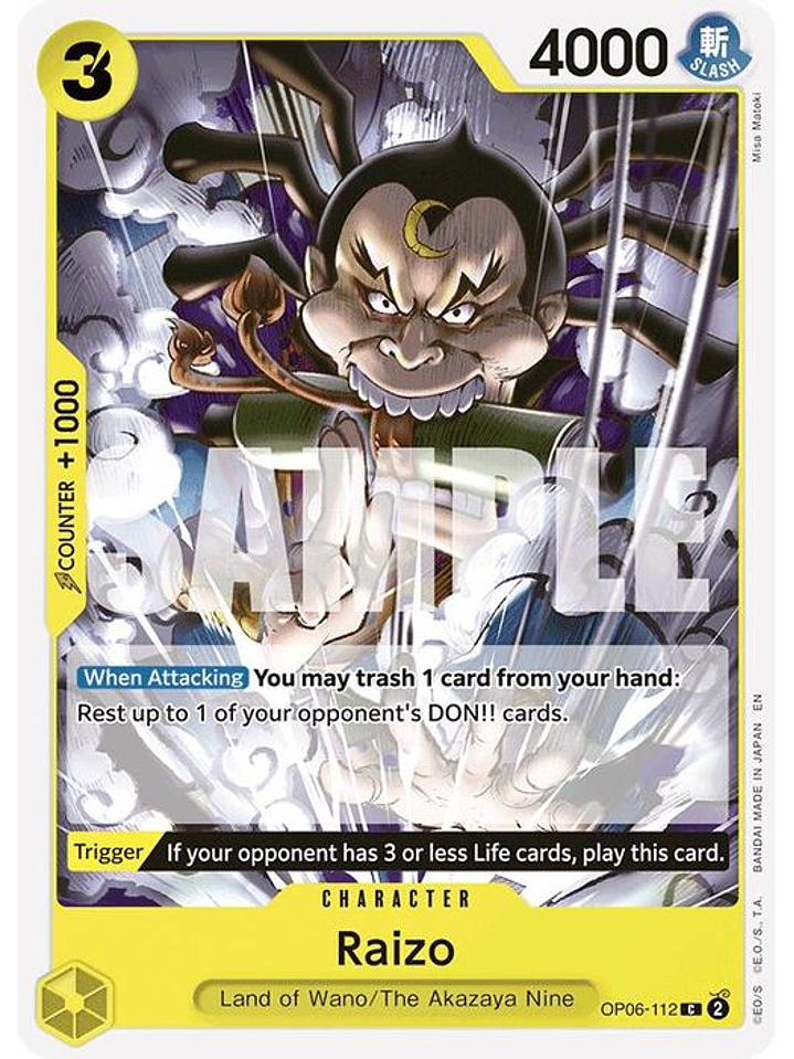 OP06-112 C Raizo (Reprint) (ST28) 1