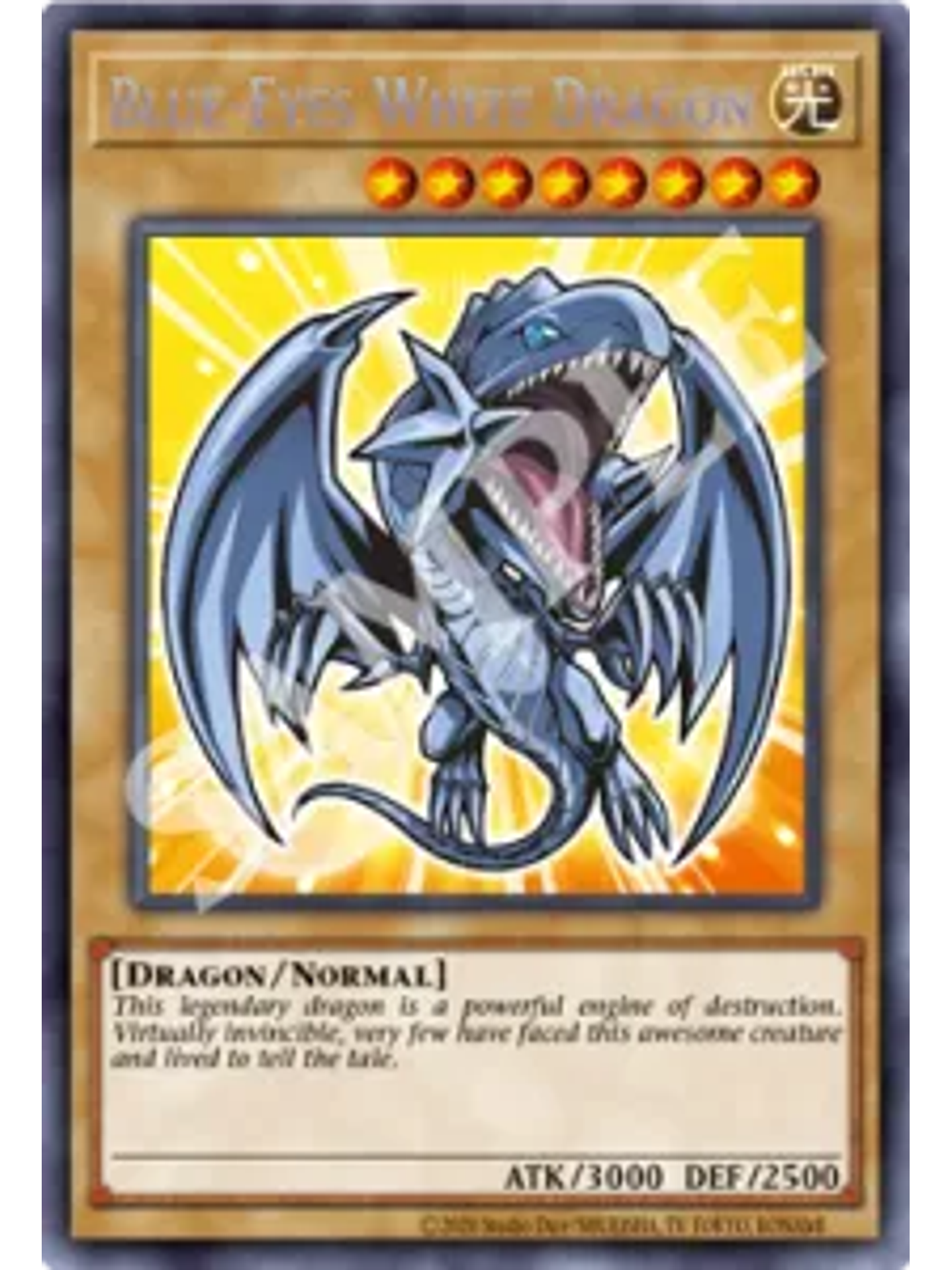 Blue-Eyes White Dragon - BLMM-EN001 - Secret Rare 1st Edition 1