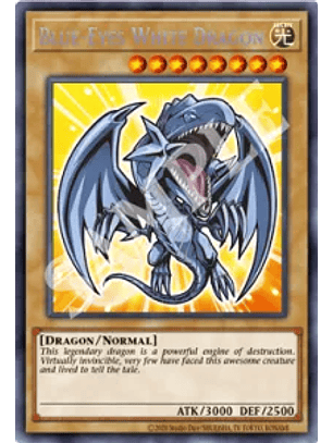 Blue-Eyes White Dragon - BLMM-EN001 - Secret Rare 1st Edition