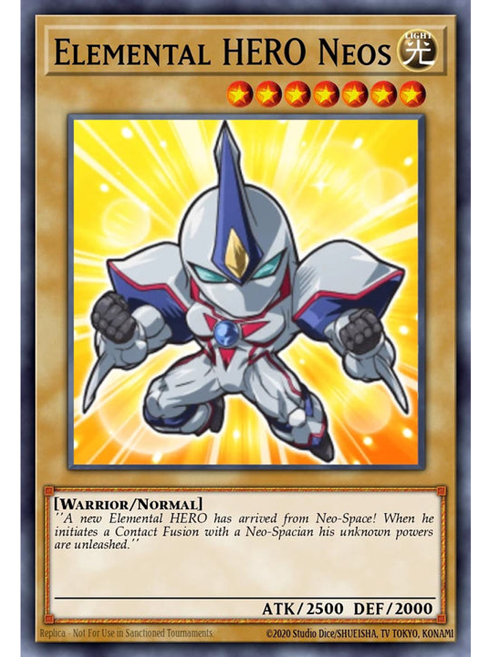 Elemental HERO Neos - BLMM-EN003 - Starlight Rare 1st Edition 1