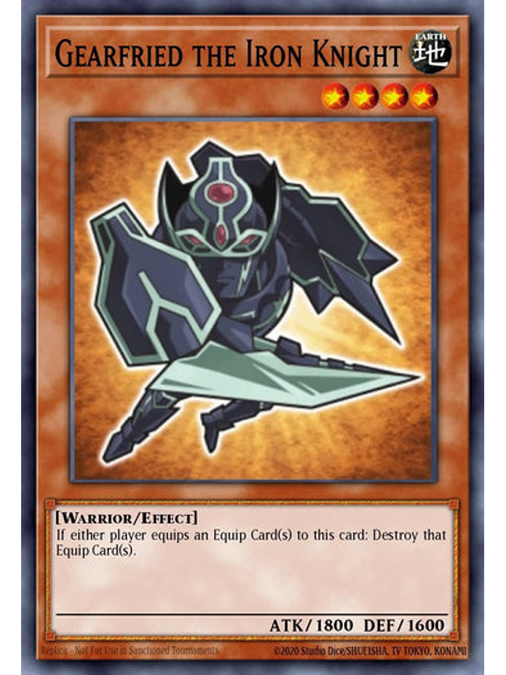 Gearfried the Iron Knight - BLMM-EN004 - Starlight Rare 1st Edition 1