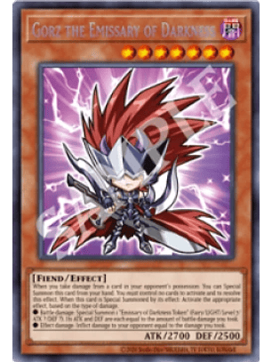 Gorz the Emissary of Darkness - BLMM-EN005 - Secret Rare 1st Edition