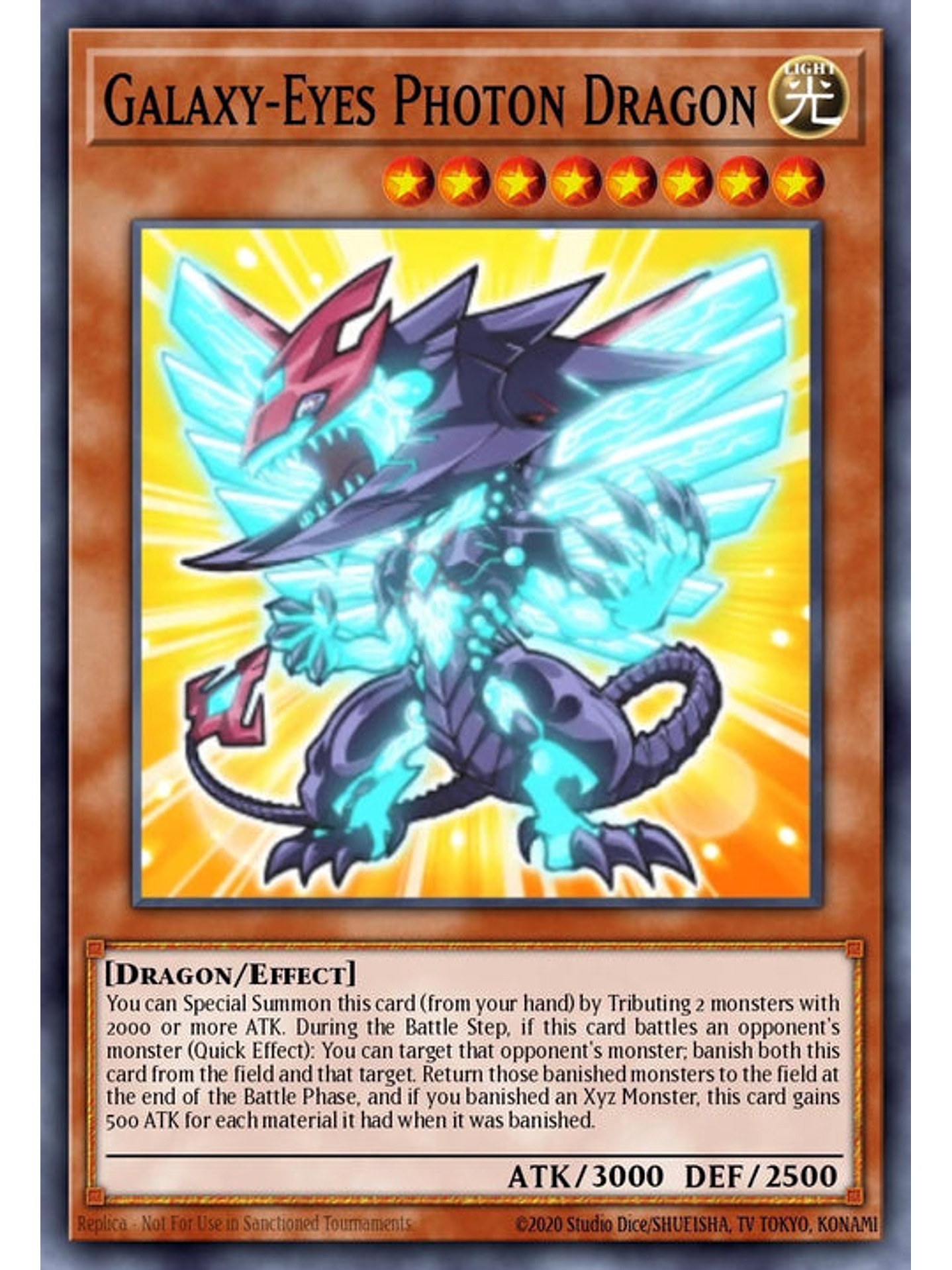 Galaxy-Eyes Photon Dragon - BLMM-EN007 - Secret Rare 1st Edition 1