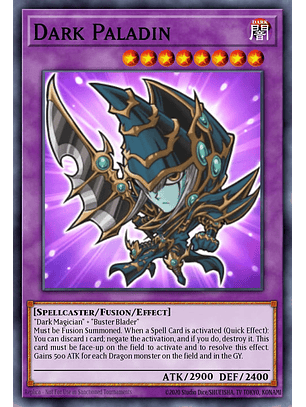 Dark Paladin - BLMM-EN008 - Starlight Rare 1st Edition