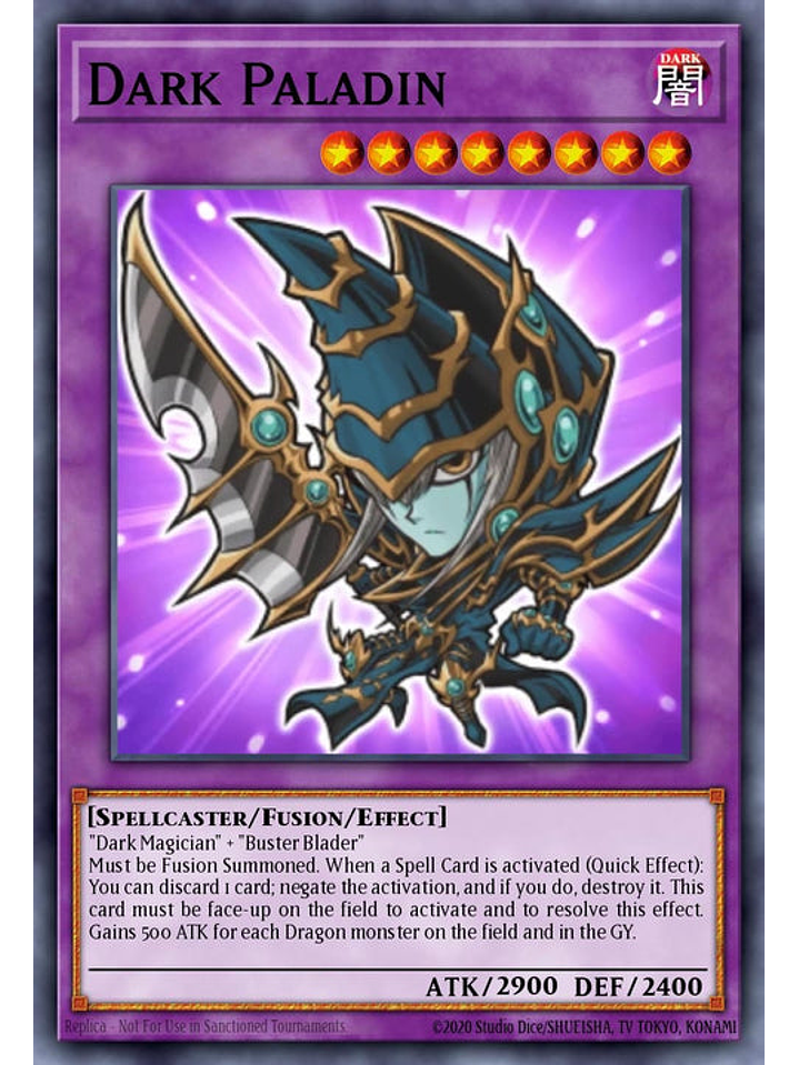 Dark Paladin - BLMM-EN008 - Secret Rare 1st Edition 1
