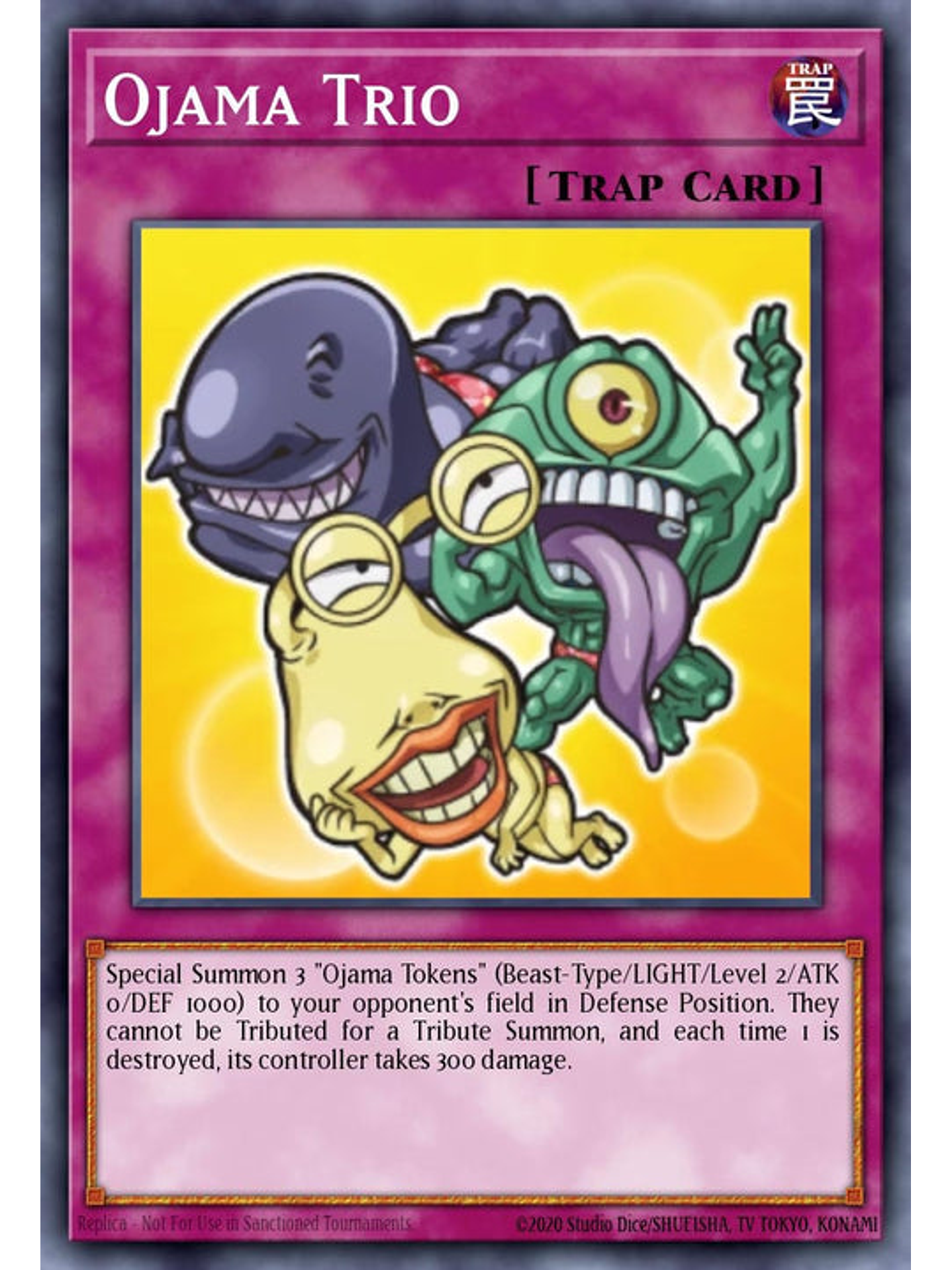 Ojama Trio - BLMM-EN010 - Secret Rare 1st Edition 1