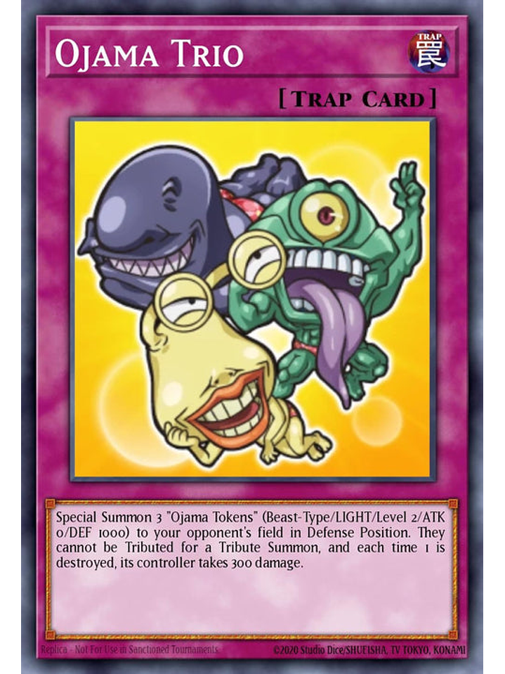 Ojama Trio - BLMM-EN010 - Secret Rare 1st Edition 1