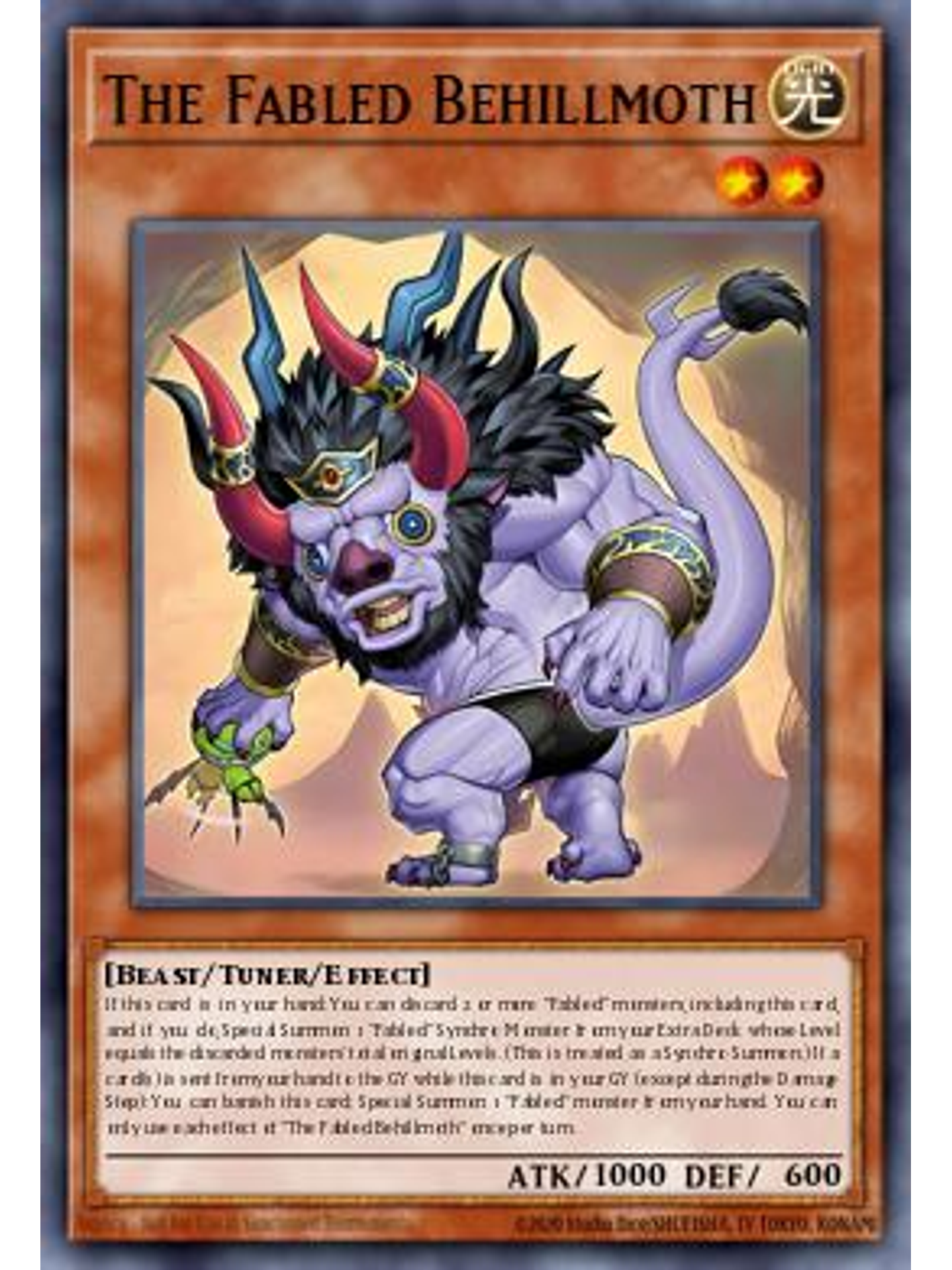 The Fabled Behilmoth - BLMM-EN012 - Ultra Rare 1st Edition 1