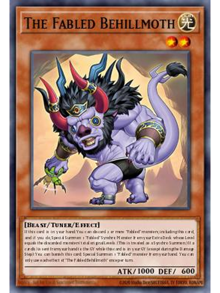 The Fabled Behilmoth - BLMM-EN012 - Ultra Rare 1st Edition 1