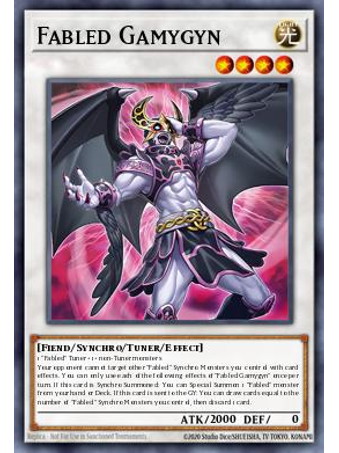 Fabled Gammajin - BLMM-EN013 - Ultra Rare 1st Edition 1