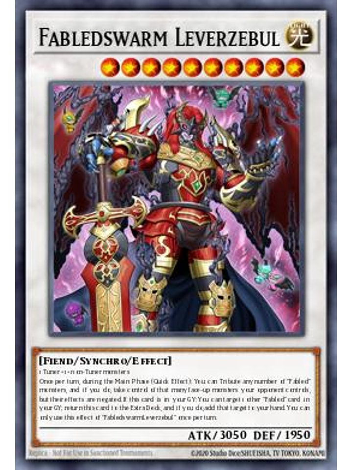 Fabled Levilazebul - BLMM-EN014 - Secret Rare 1st Edition 1