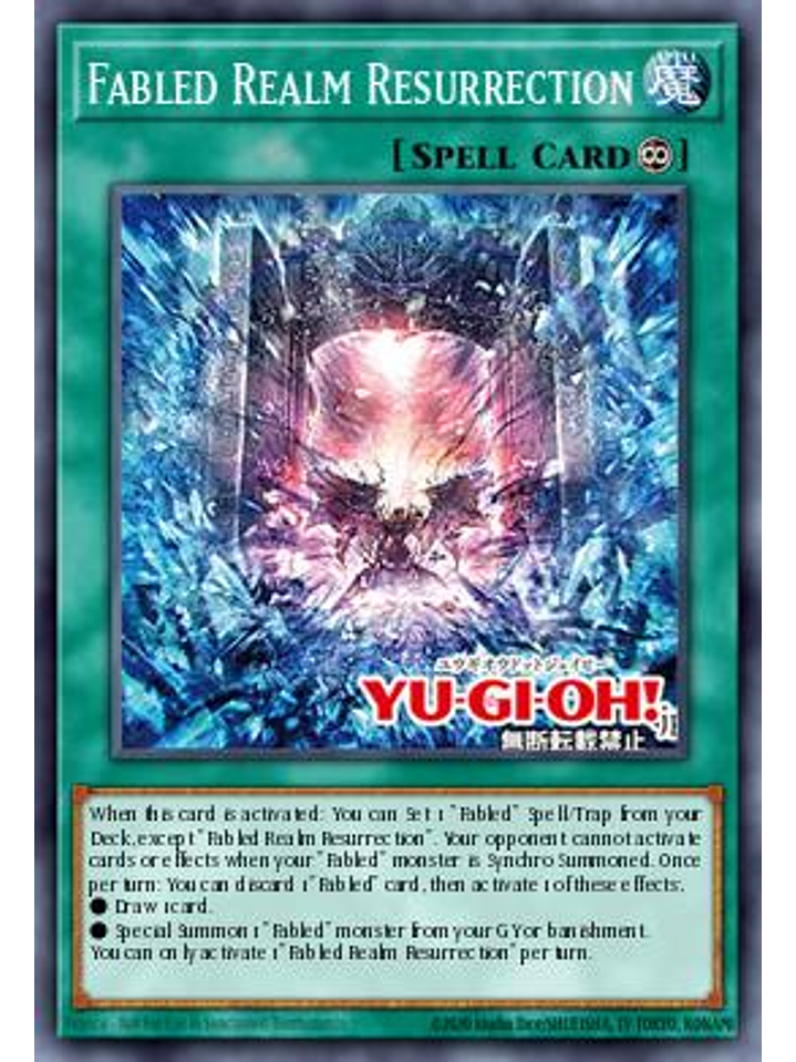 Fabled Realm's Revival - BLMM-EN015 - Ultra Rare 1st Edition 1