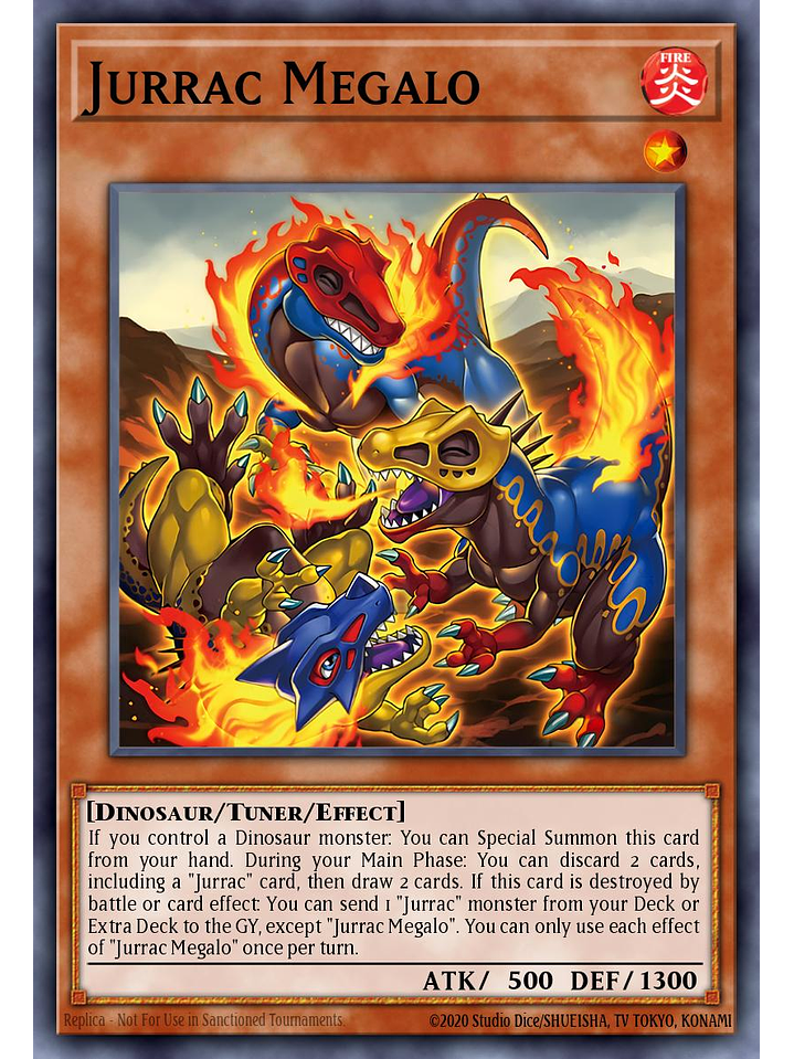 Jurrac Megalo - BLMM-EN016 - Ultra Rare 1st Edition 1