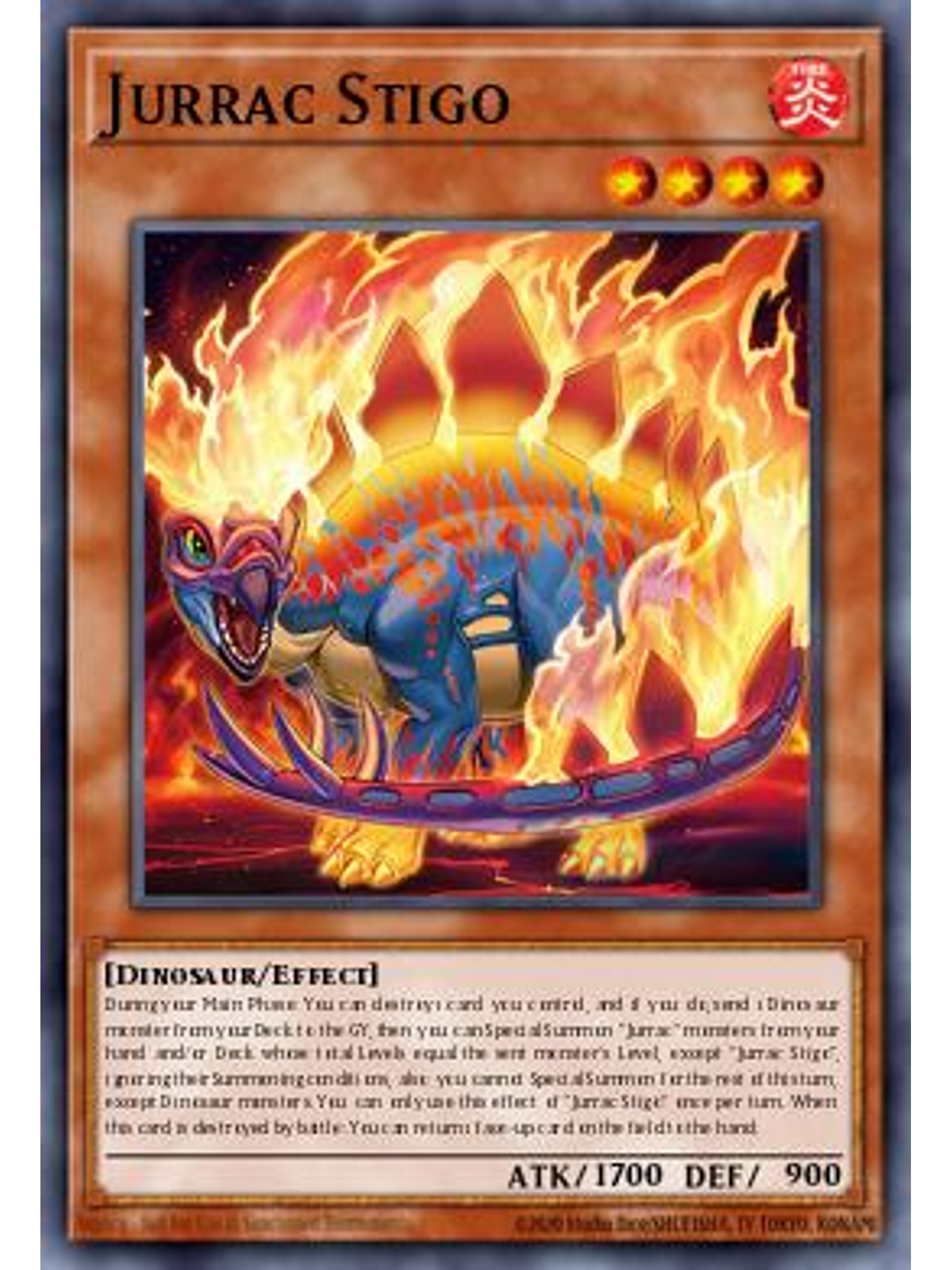 Jurrac Stego - BLMM-EN017 - Ultra Rare 1st Edition 1