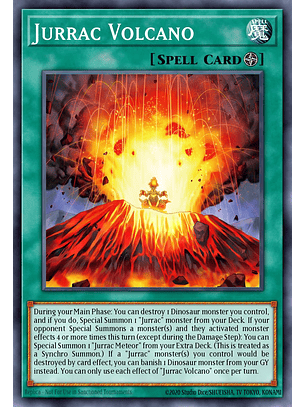 Jurrac Volcano - BLMM-EN019 - Secret Rare 1st Edition