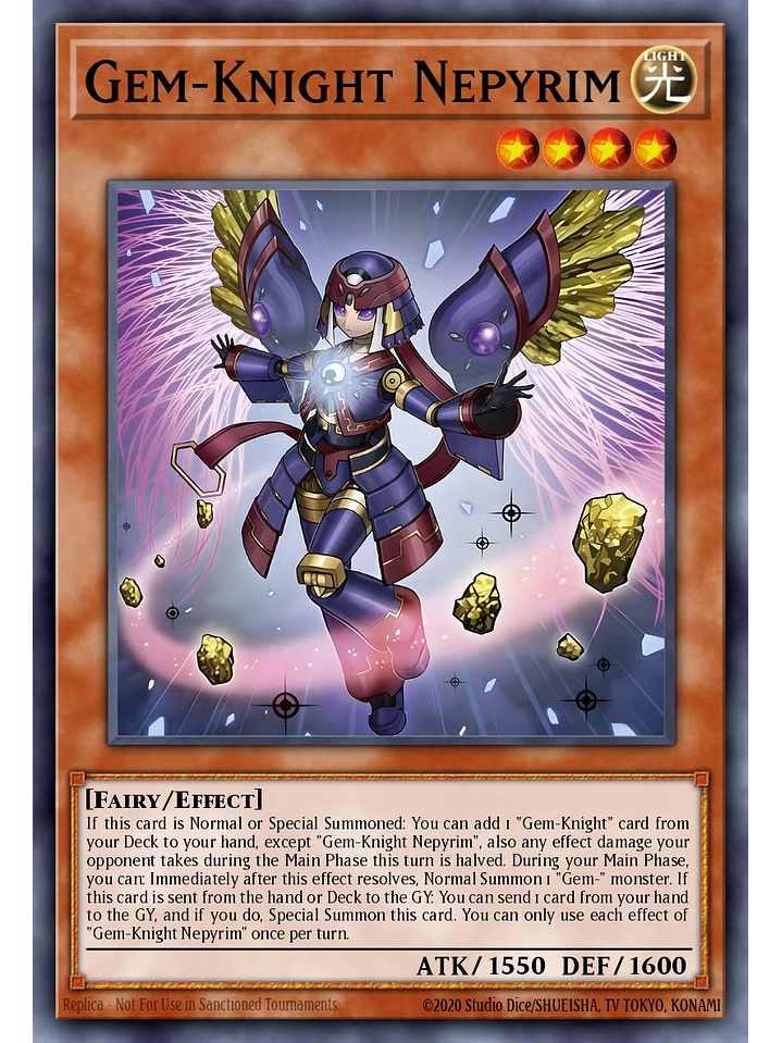 Gem-Knight Nepyrim - BLMM-EN021 - Secret Rare 1st Edition 1