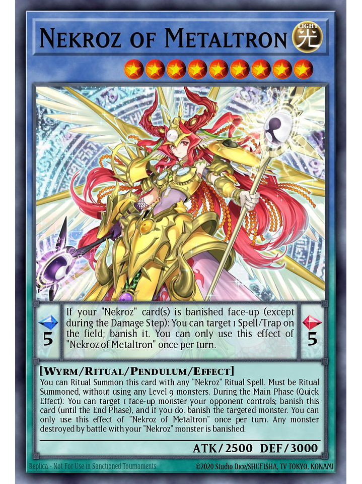 Nekroz of Metaltron - BLMM-EN026 - Secret Rare 1st Edition 1