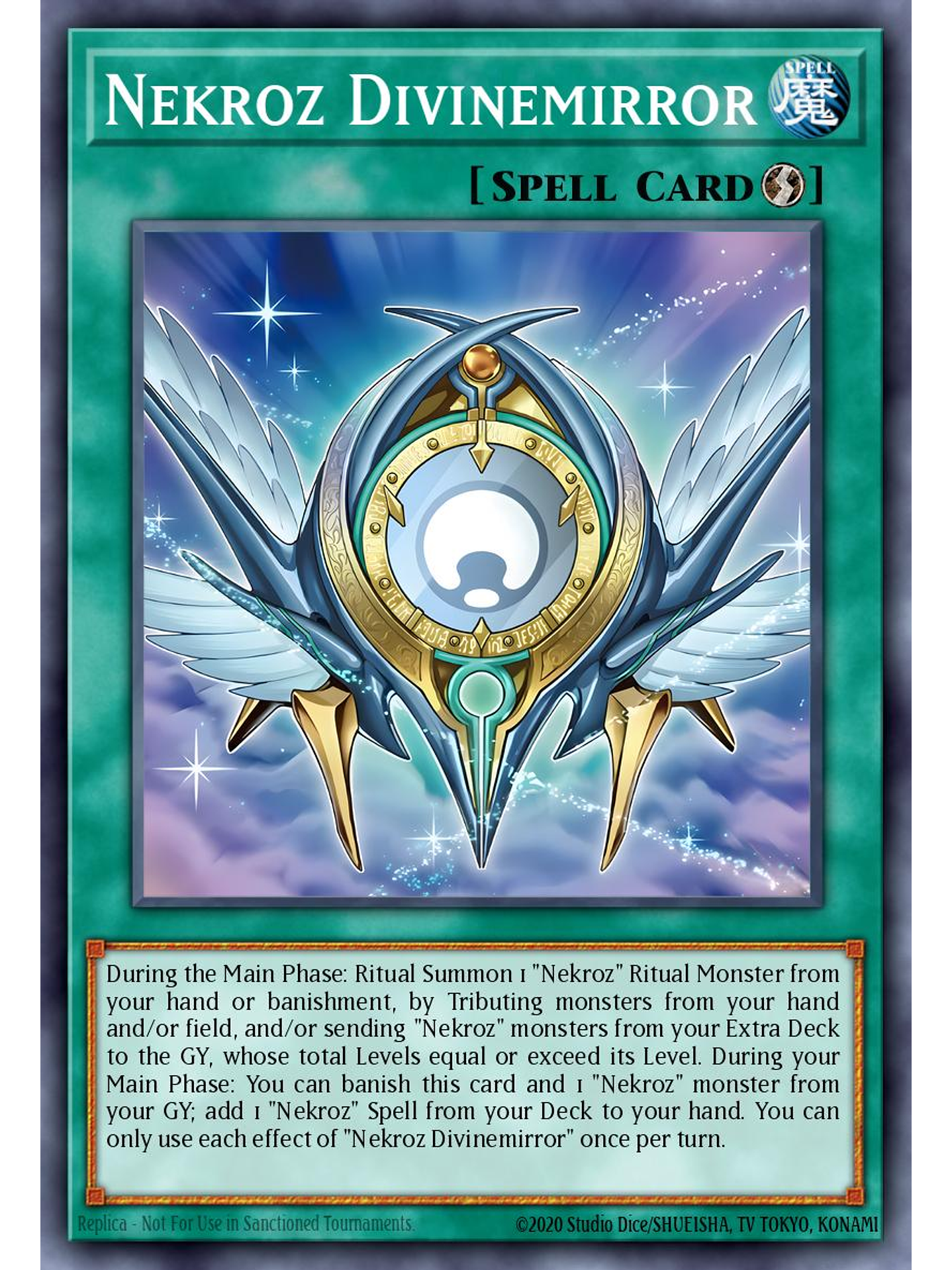 Nekroz Divinemirror - BLMM-EN027 - Ultra Rare 1st Edition 1