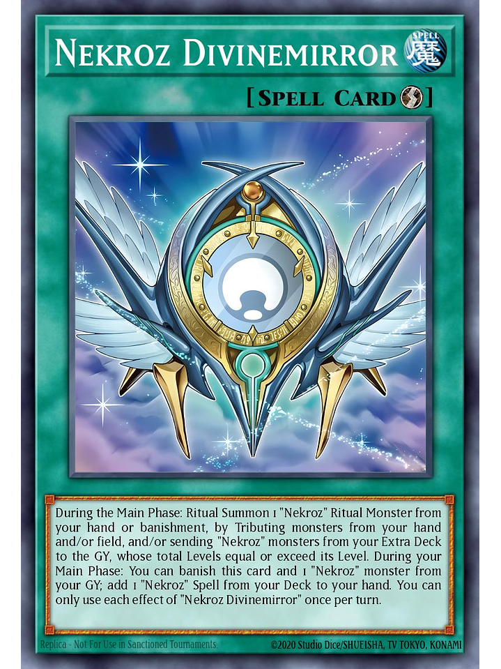 Nekroz Divinemirror - BLMM-EN027 - Ultra Rare 1st Edition 1