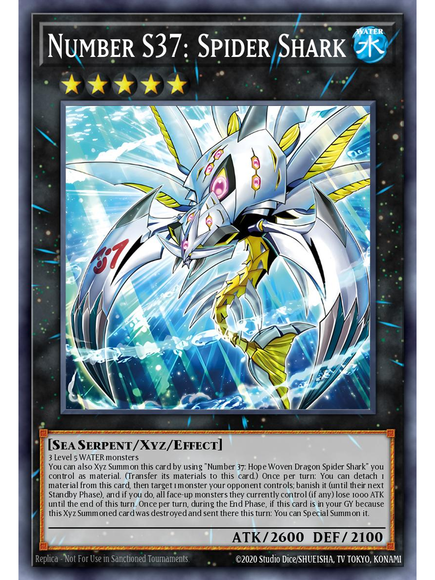 Number S37: Spider Shark - BLMM-EN037 - Ultra Rare 1st Edition 1