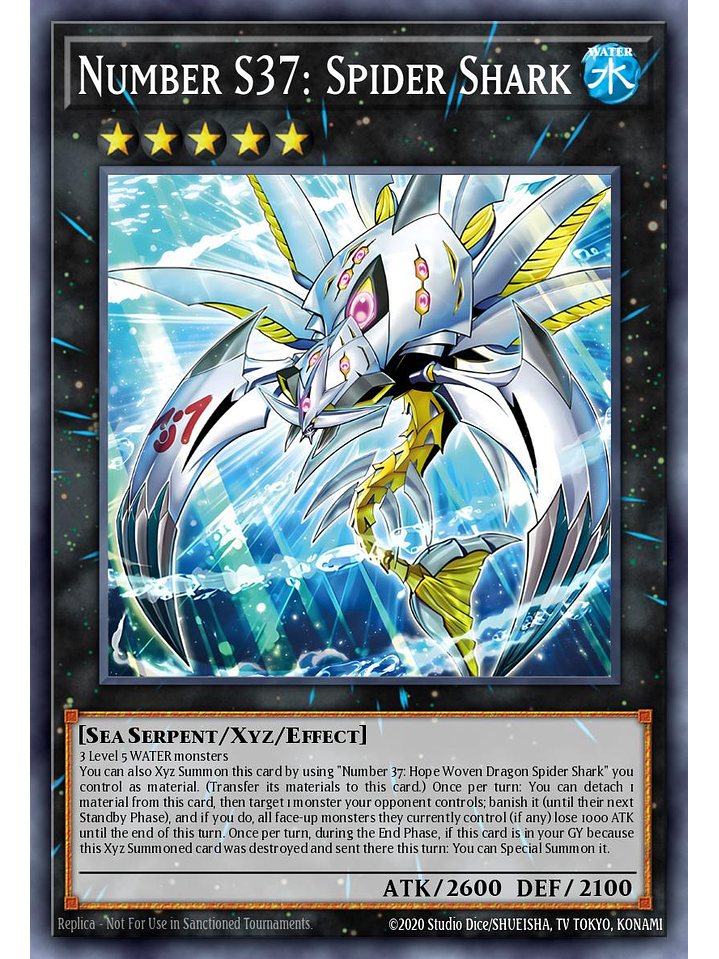 Number S37: Spider Shark - BLMM-EN037 - Ultra Rare 1st Edition 1