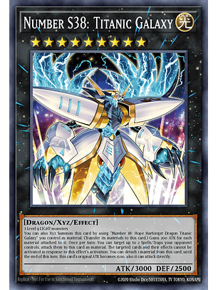 Number S38: Titanic Galaxy - BLMM-EN038 - Ultra Rare 1st Edition