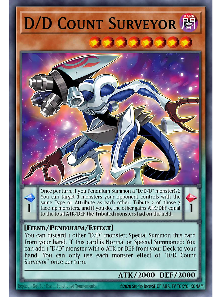 D/D Count Surveyor - BLMM-EN041 - Secret Rare 1st Edition 1