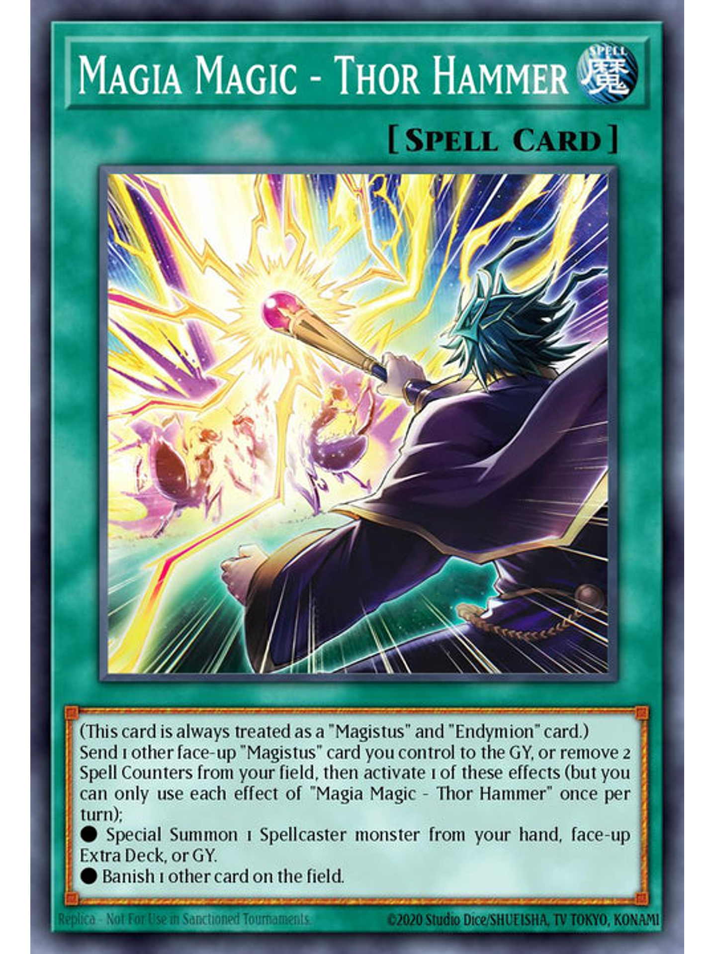 Magia Magic - Thunder of Judgment - BLMM-EN047 - Ultra Rare 1st Edition 1