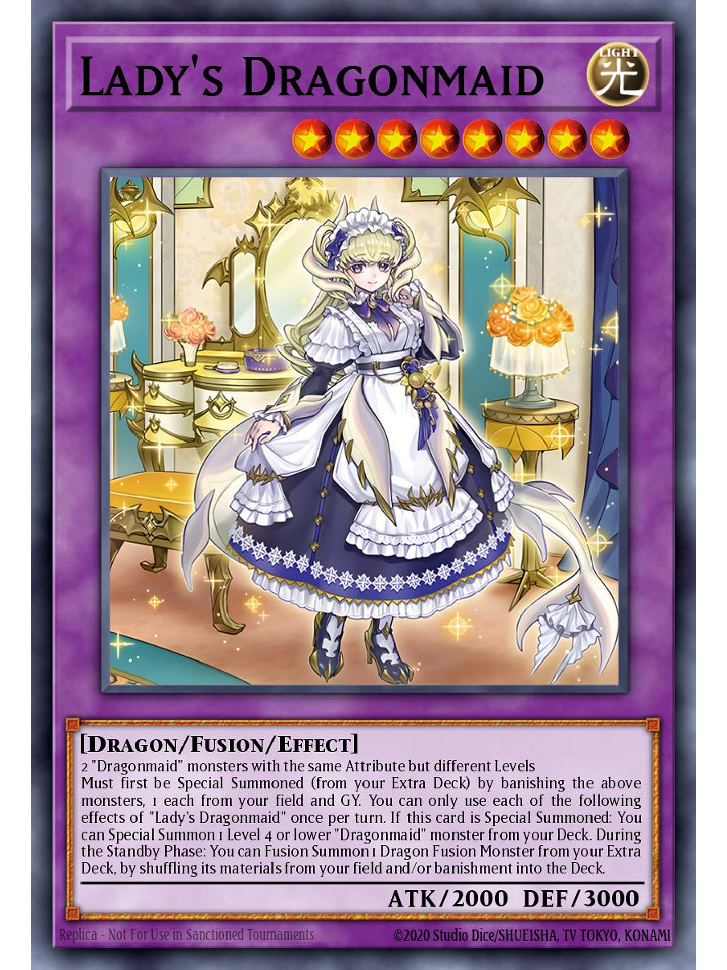 Lady's Dragonmaid - BLMM-EN049 - Starlight Rare 1st Edition 1