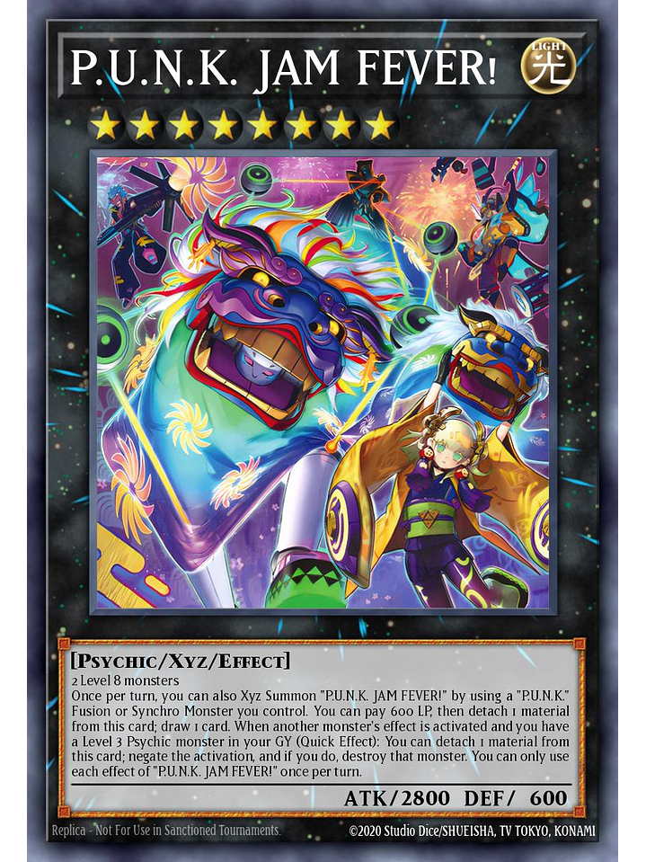 P.U.N.K. JAM FEVER! - BLMM-EN051 - Starlight Rare 1st Edition 1