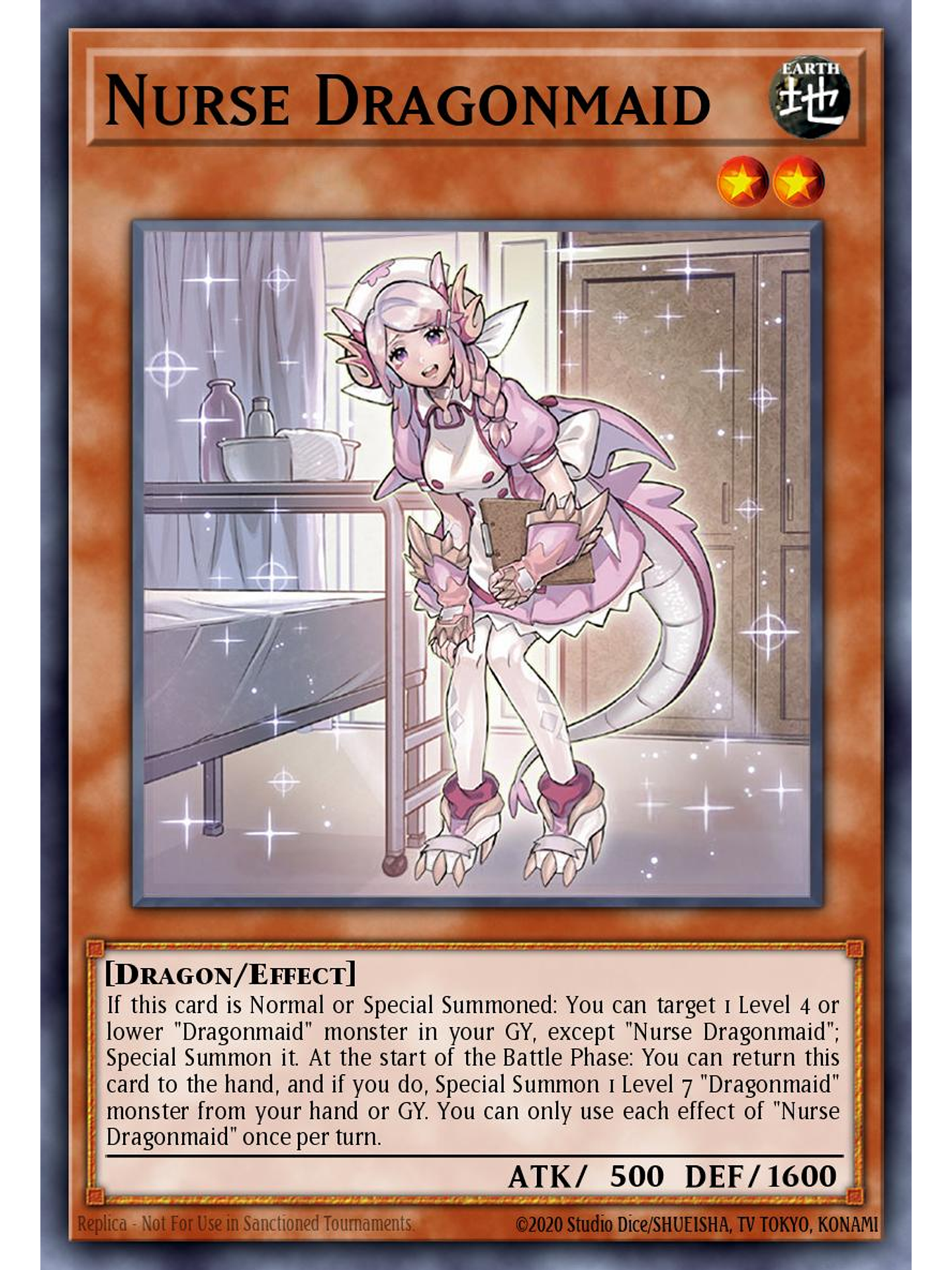 Nurse Dragonmaid - BLMM-EN054 - Ultra Rare 1st Edition 1