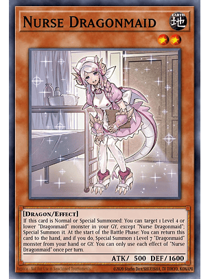 Nurse Dragonmaid - BLMM-EN054 - Ultra Rare 1st Edition