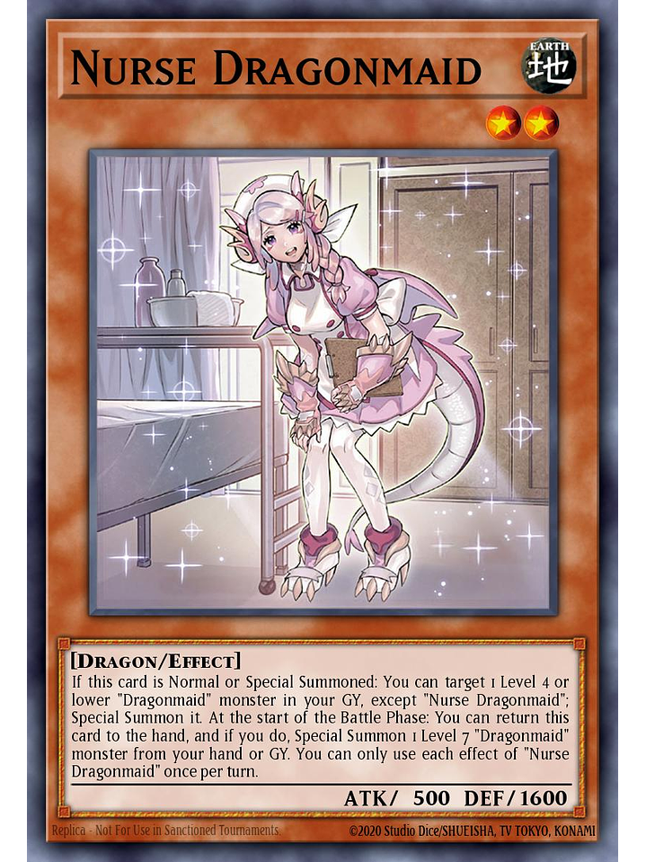 Nurse Dragonmaid - BLMM-EN054 - Ultra Rare 1st Edition 1