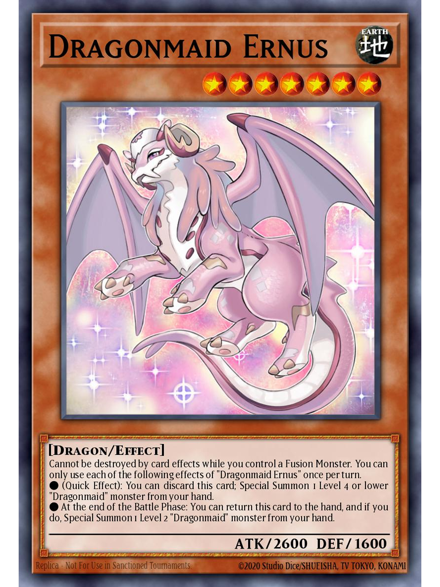 Dragonmaid Ernus - BLMM-EN055 - Ultra Rare 1st Edition 1