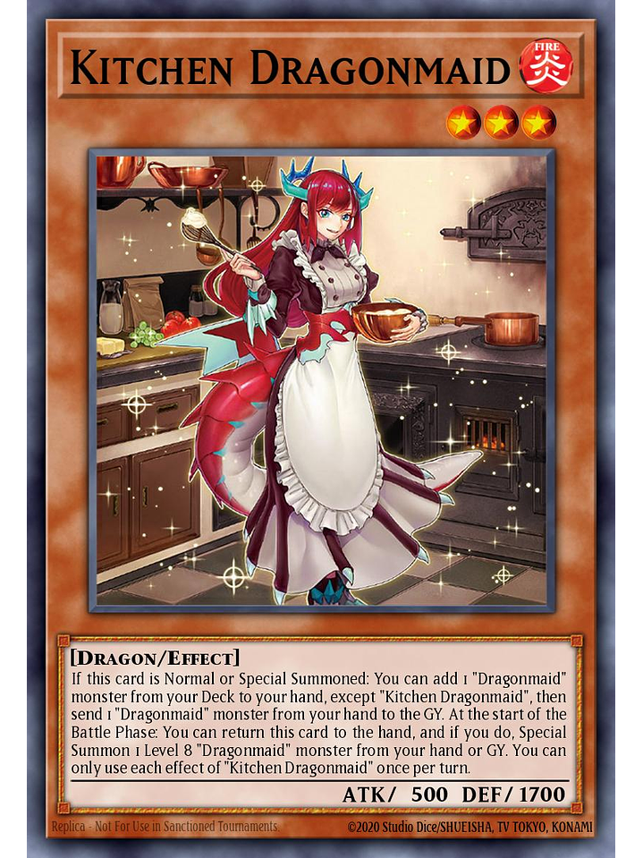 Kitchen Dragonmaid - BLMM-EN058 - Ultra Rare 1st Edition 1