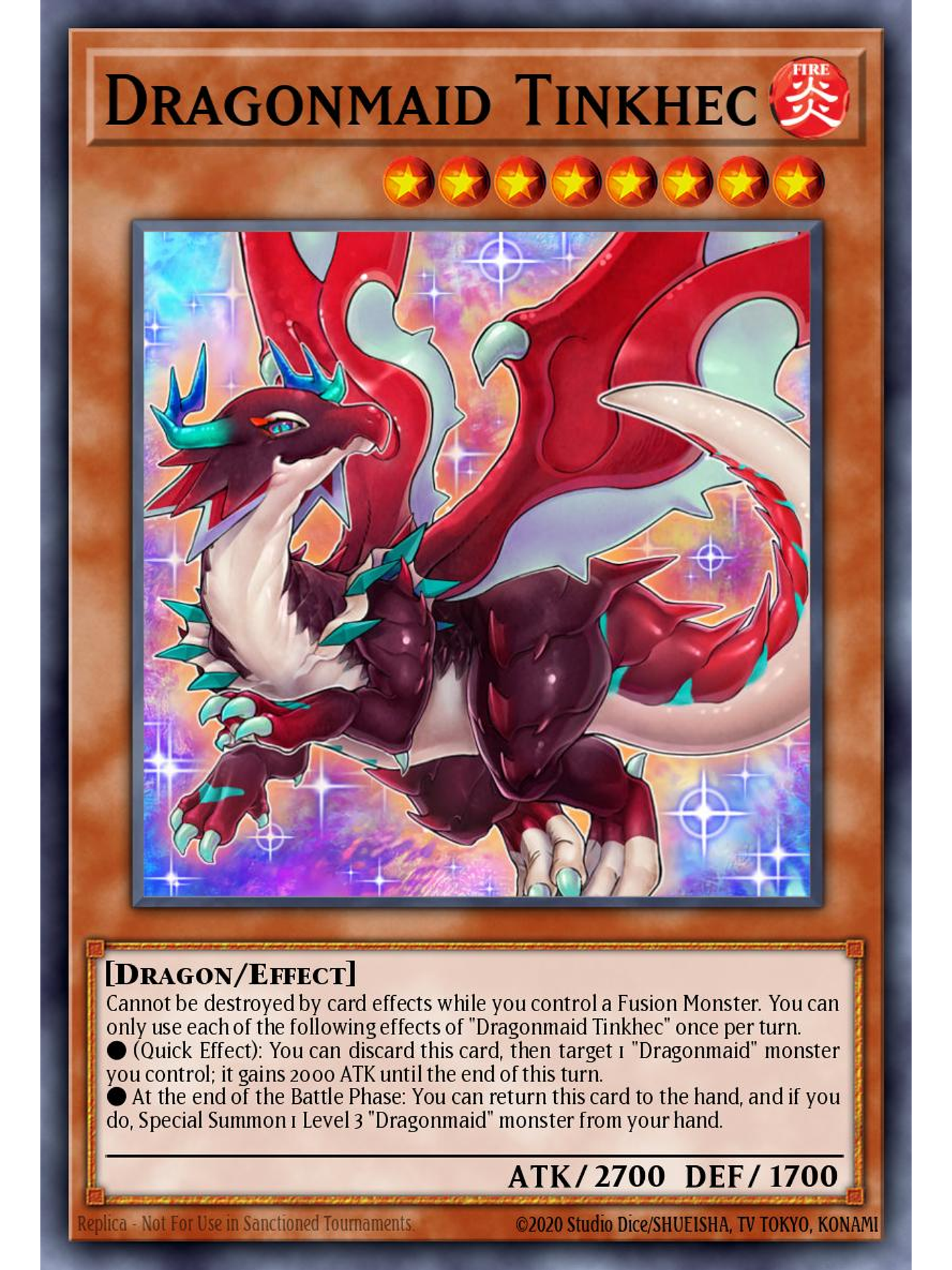 Dragonmaid Tinkhec - BLMM-EN059 - Ultra Rare 1st Edition 1