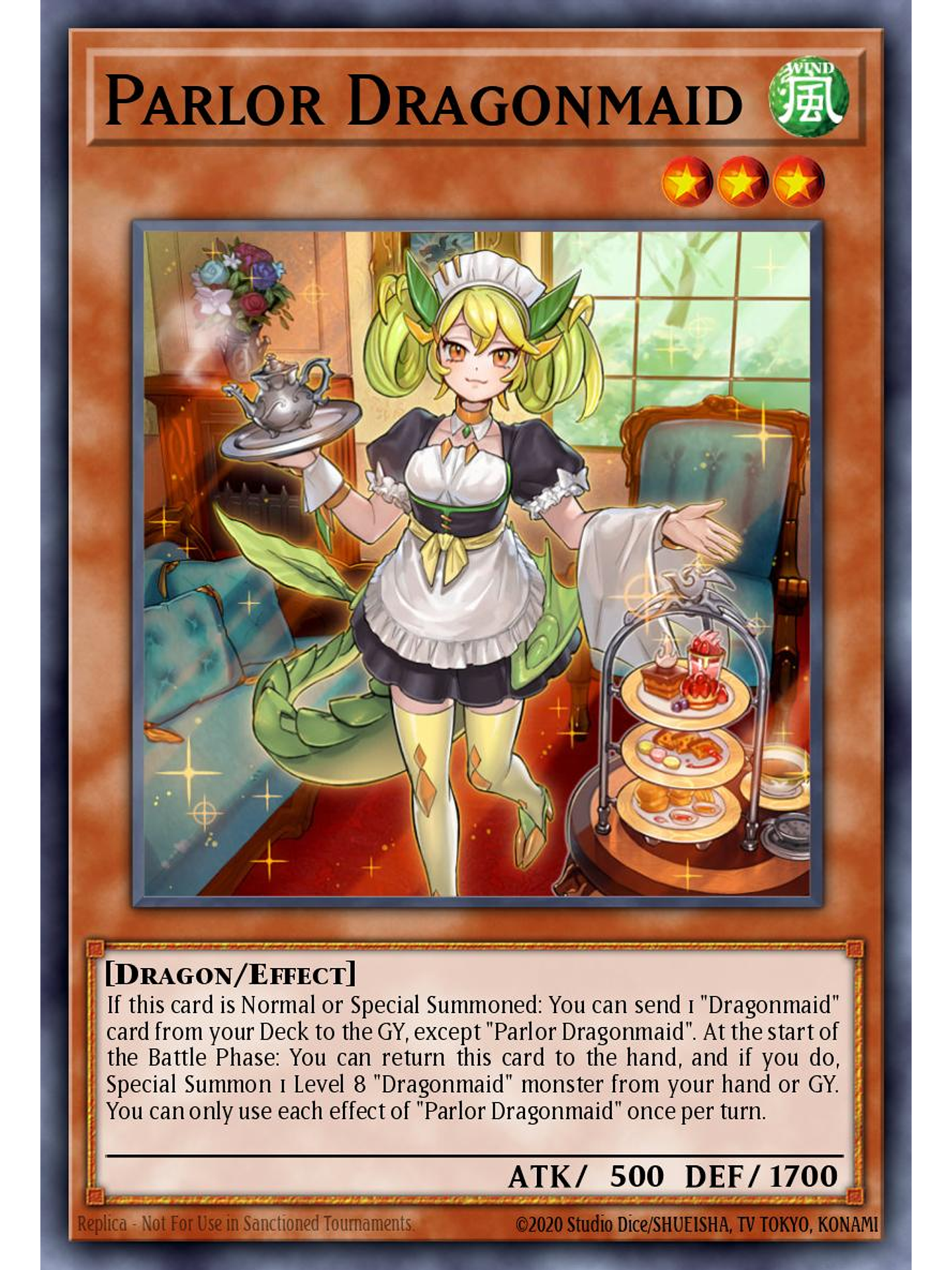 Parlor Dragonmaid - BLMM-EN060 - Ultra Rare 1st Edition 1