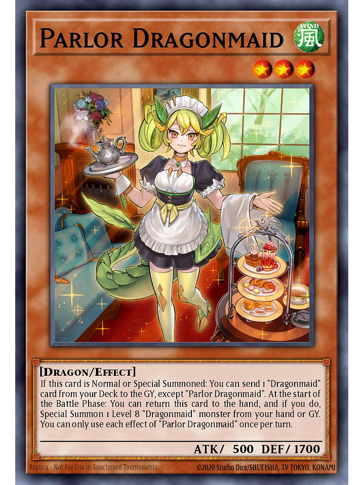 Parlor Dragonmaid - BLMM-EN060 - Ultra Rare 1st Edition 1